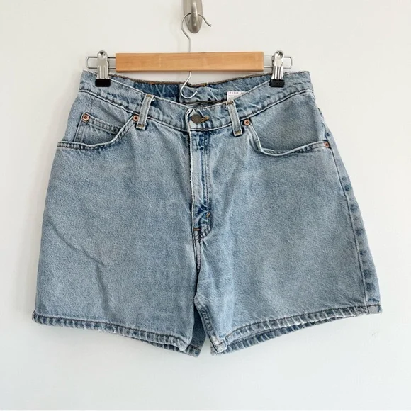 Vintage Levi’s 1990s 950s Highwaisted Denim Jean Shorts 37952 Juniors 9 - Picture 2 of 7